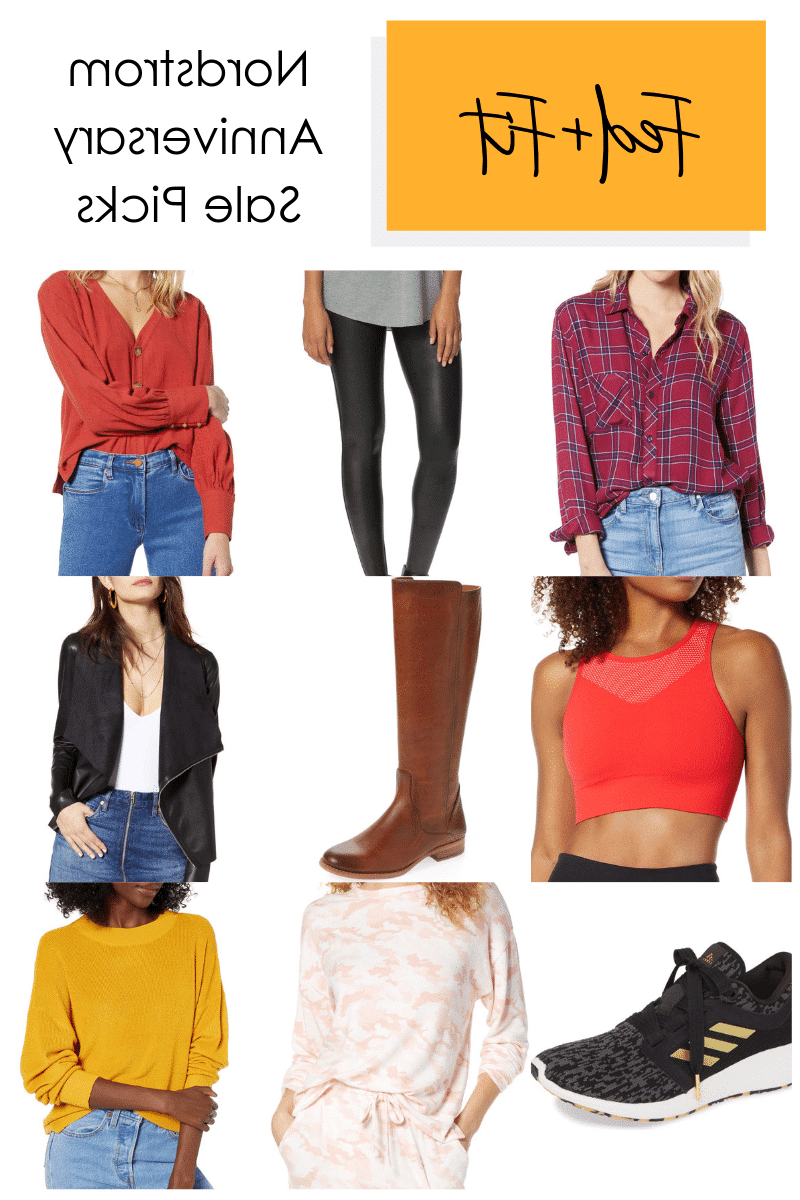 Eine stilvolle Frau, die herbstliche Kleidung und Accessoires trägt, passend zum Thema des Nordstrom Anniversary Sale.