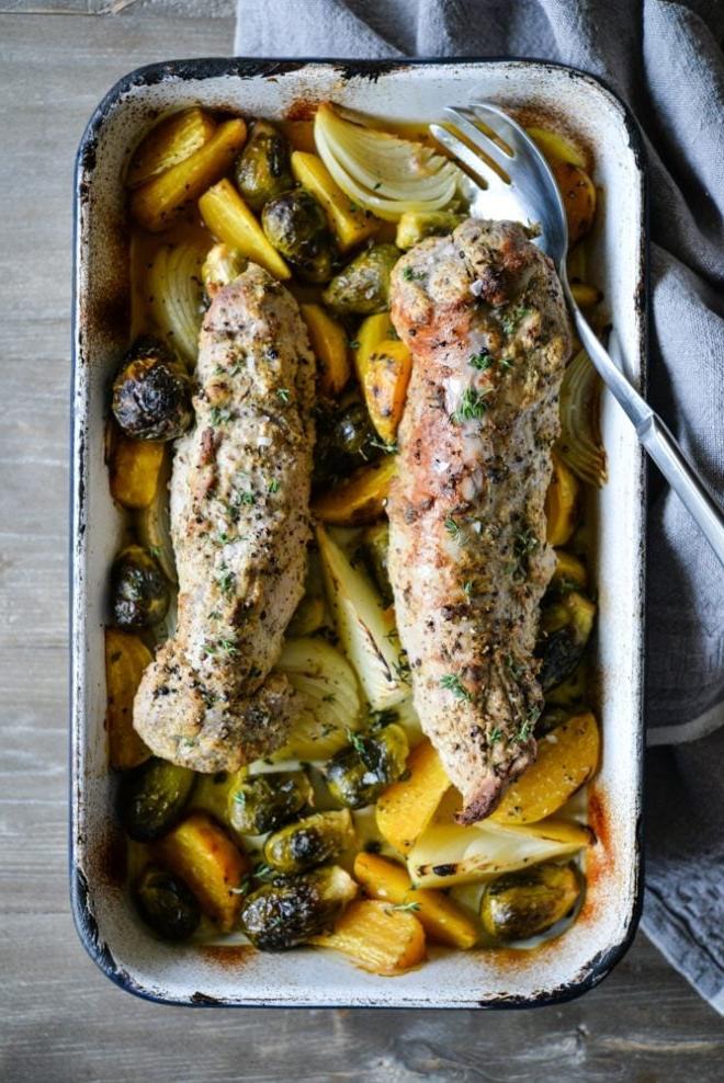 Senf-Schweinefilet-Auflauf 2 Senf-Schweinefilet aus dem Ofen