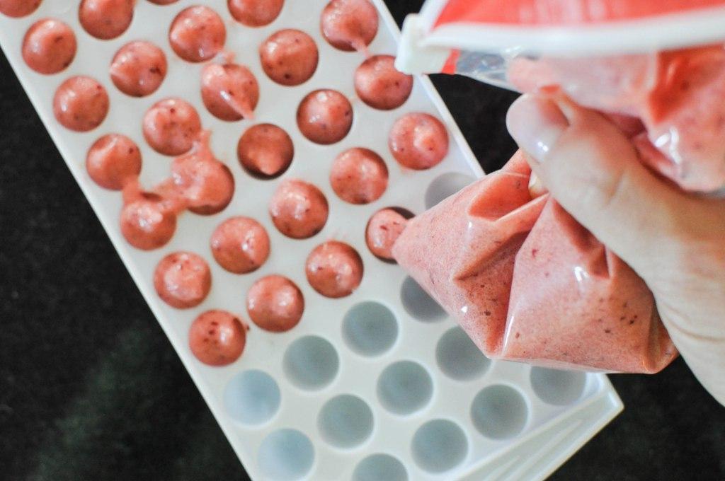 Paleo Lebkuchenhaus 15 Fruchtgummi-Mischung in Formen spritzen