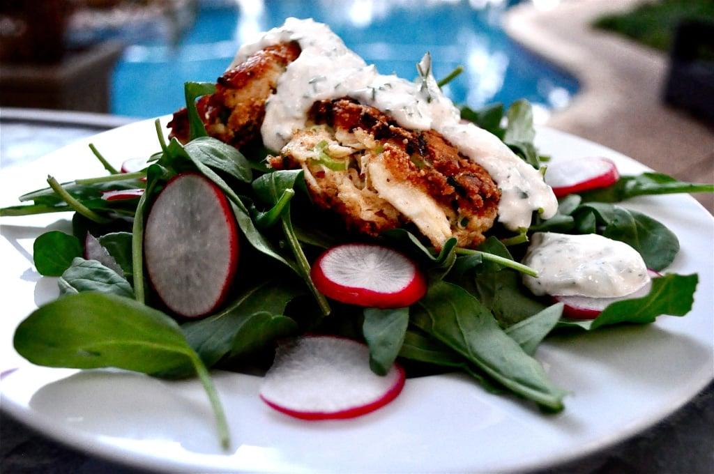 Paleo Krabbenküchlein mit Zitronen-Knoblauch-Aioli