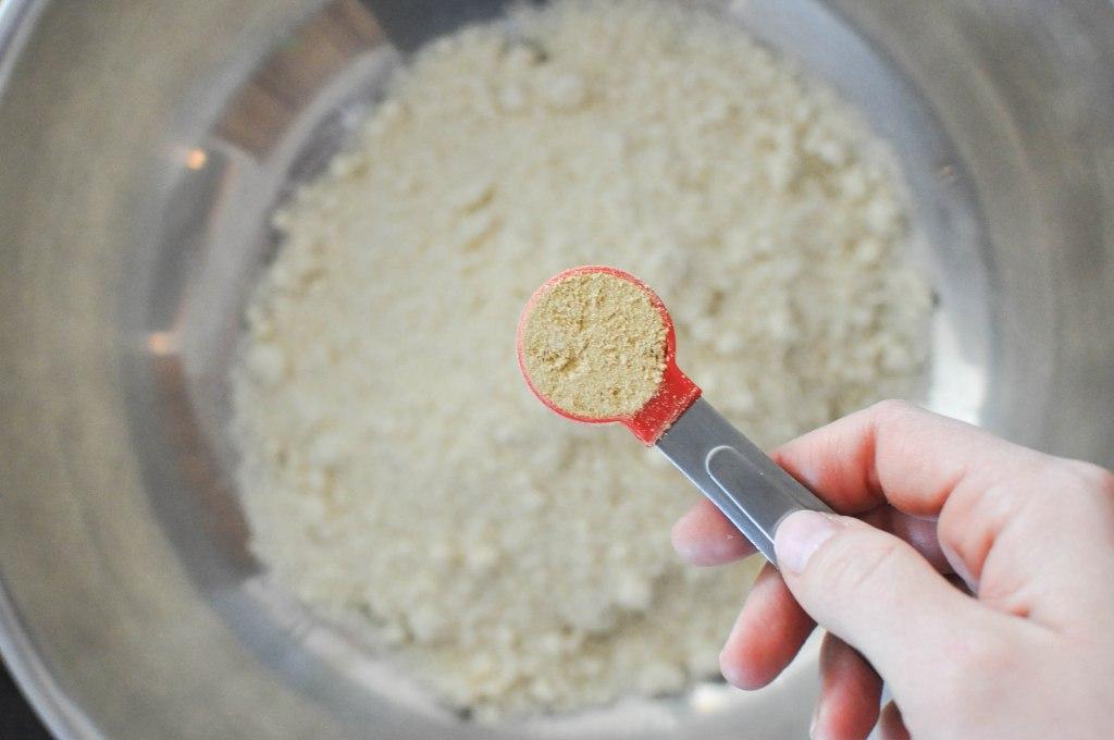 Paleo Lebkuchenhaus 20 Gemahlener Ingwer zu den trockenen Zutaten