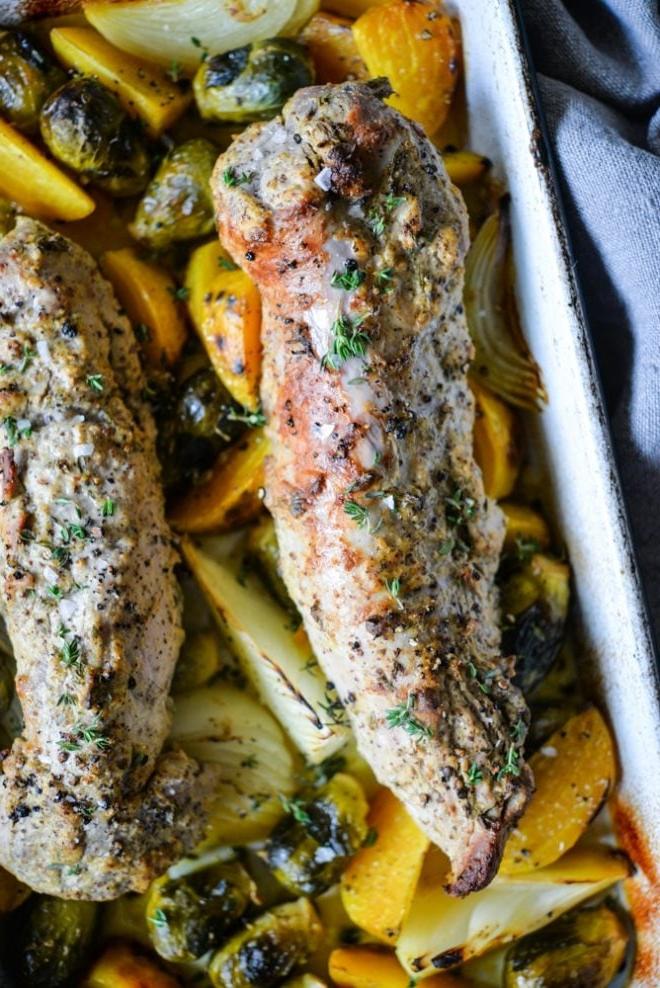 Senf-Schweinefilet-Auflauf 3 Senf-Schweinefilet aus dem Ofen