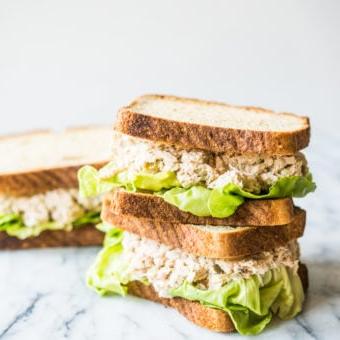 Klassisches Thunfischsalat-Rezept 4 Klassischer Thunfischsalat-Sandwich