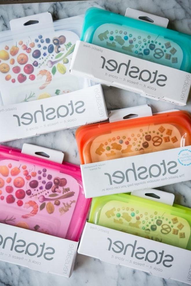Bunte Silikon Aufbewahrungsbeutel