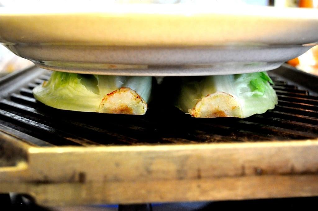 gegrillter römersalat