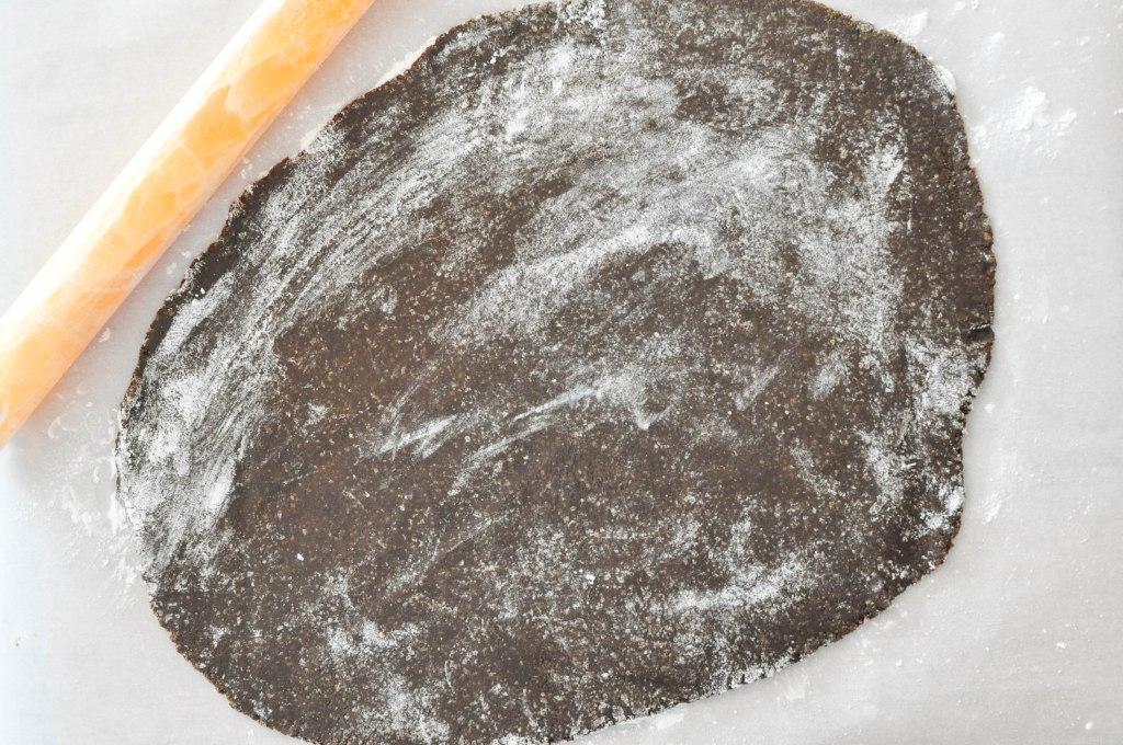 Paleo Lebkuchenhaus 48 Gut bestäubter Teig