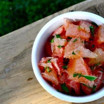 Pomelo-Minze-Salat 2 Pomelo-Minz-Salat