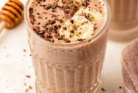 Indulgent Chocolate Peanut Butter Banana Smoothie
