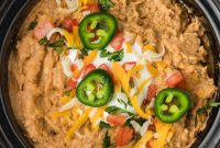 Slow Cooker Fiesta Bean Dip
