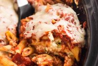 No-Bake Crock Pot Ziti