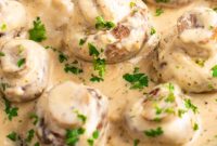 Creamy Garlic Mushroom Delight