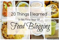 From Plate to Post: 20 Lessons From My First Year of Food Blogging