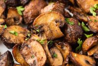 Crispy Air Fryer Mushrooms