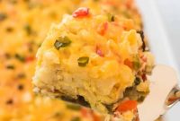 Golden Hash Brown Egg Bake