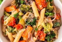 Hearty Roasted Veggie Pasta