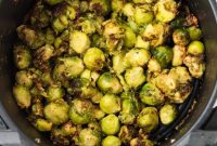 Freezer to Fork Air Fried Brussels Sprouts