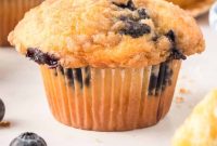 Effortless Cake Mix Blueberry Muffins