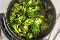 Perfectly Crispy Air Fryer Broccoli