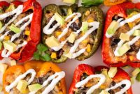 Hearty Vegetarian Stuffed Bell Peppers