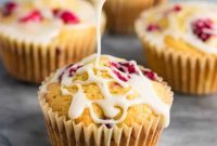 Luscious Cranberry Cream Cheese Muffins