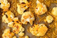 Golden Cheesy Roasted Cauliflower