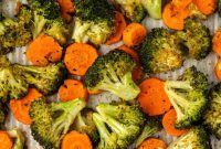 Crispy Roasted Broccoli and Carrots