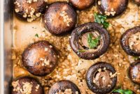 Garlicky Roasted Mushrooms