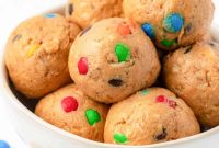 Colorful Chocolate Cashew Crunch Power Bites