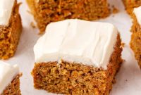 Wholesome Carrot Cake Bars