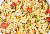 Wholesome Chickpea Pasta Salad