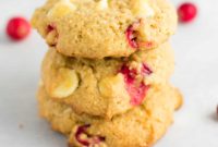 Delightful Cranberry White Chocolate Chip Cookies