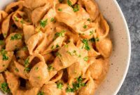 Unbelievably Creamy Vegan Tomato Shells