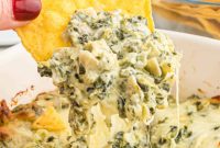 The Ultimate Baked Spinach Artichoke Dip