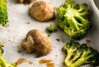 Garlic Herb Roasted Broccoli and Mushrooms