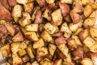 Garlic Herb Roasted Baby Red Potatoes