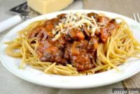 Simple Vegetarian Spaghetti