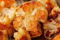 Crispy Parmesan Roasted Cauliflower