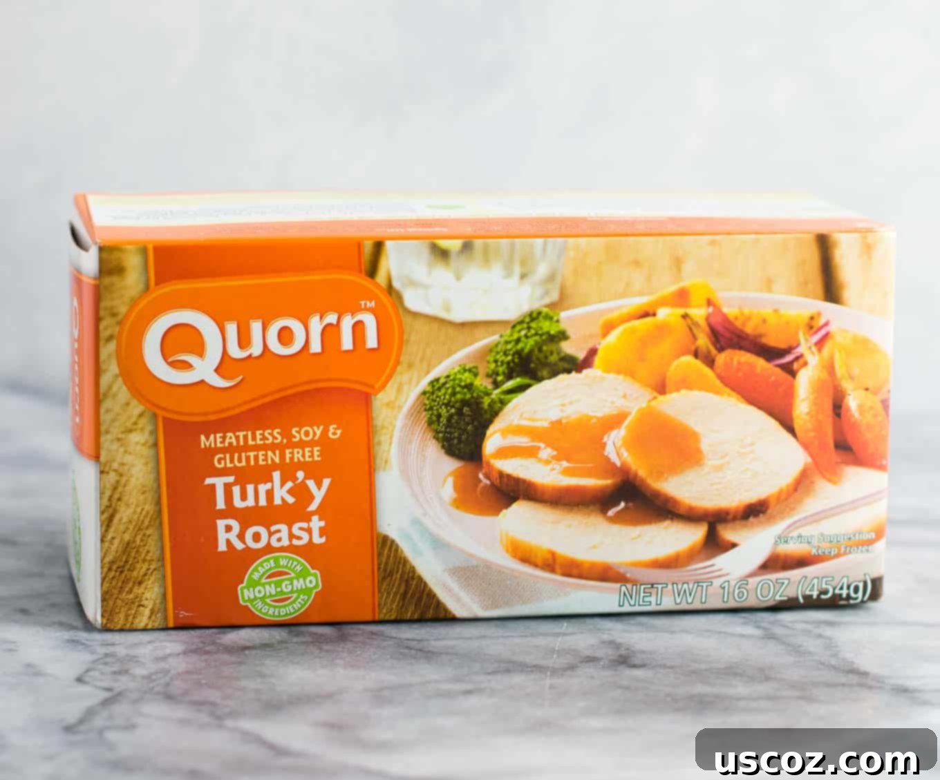 36 Delicious Vegetarian Thanksgiving Dishes 4 The best vegetarian turkey roast (Quorn brand) served as a main dish for Thanksgiving, also gluten free