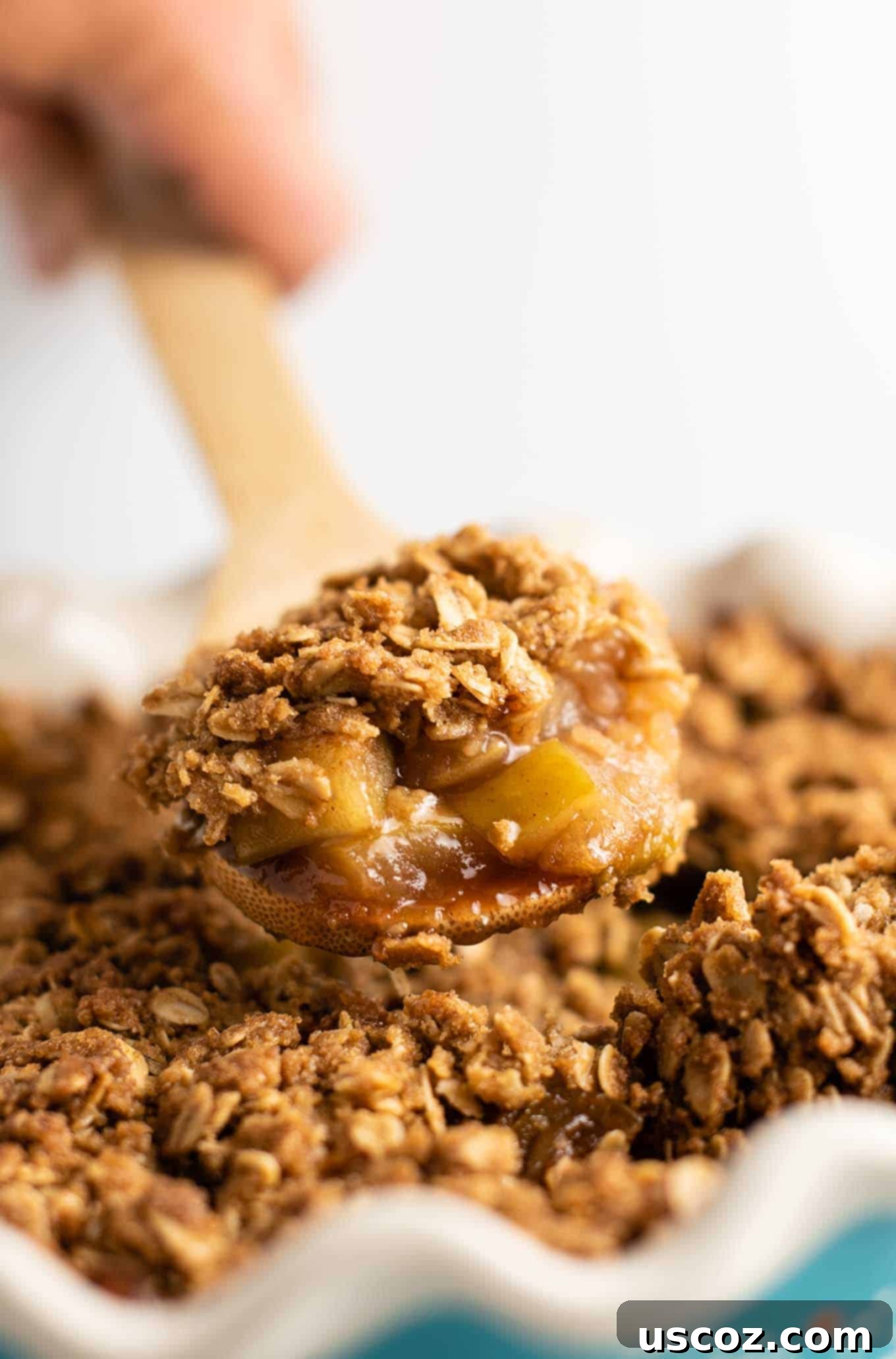 36 Delicious Vegetarian Thanksgiving Dishes 39 Vegan gluten-free apple crisp, golden and bubbly, with a rustic charm