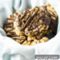 Healthy peanut butter no bake cookies - recipe via @buildyourbite. These are vegan and perfectly delicious!