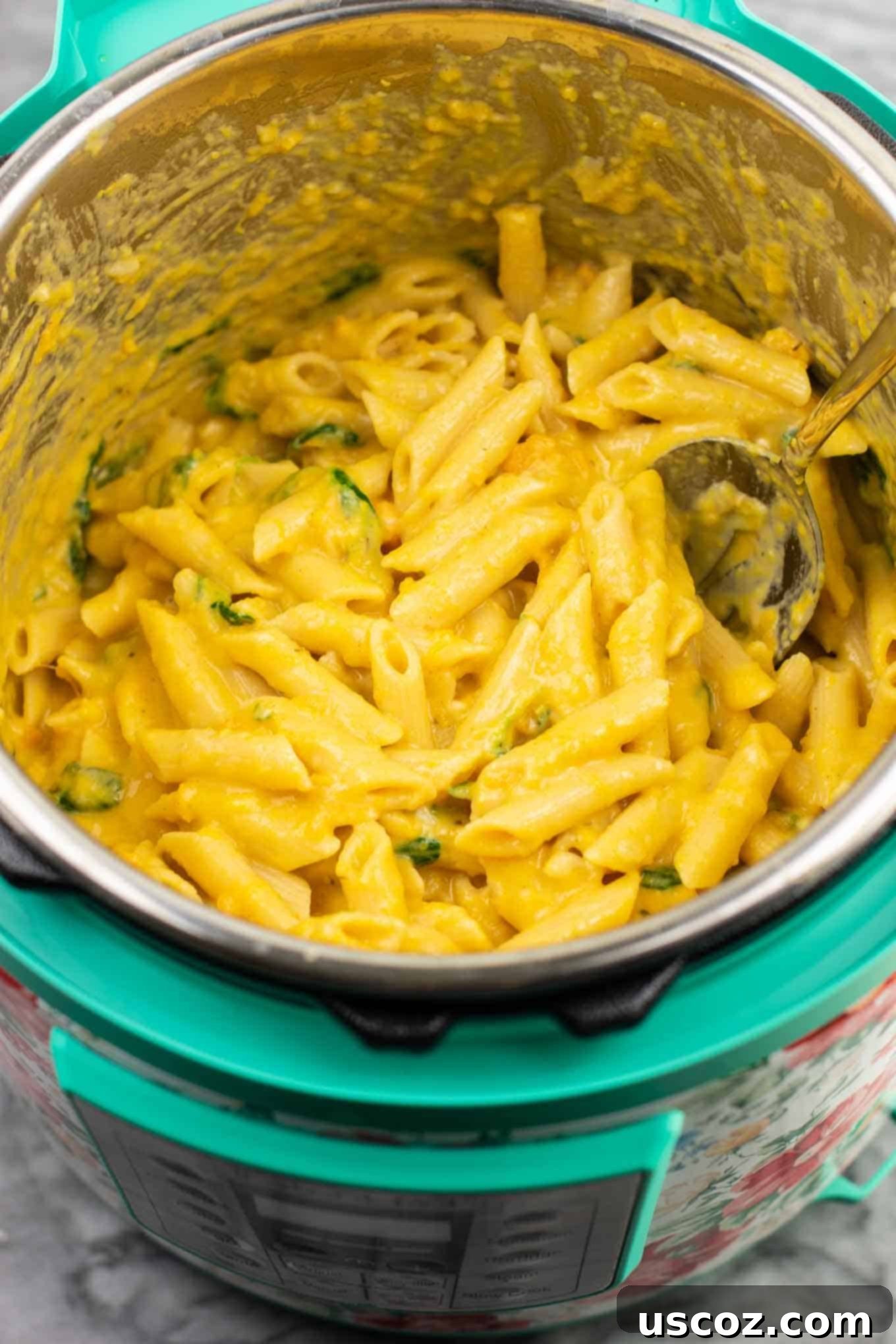 One-Pot Creamy Sweet Potato Pasta 6 Instant Pot Creamy Sweet Potato Pasta (vegetarian) – this is the perfect fall recipe and tastes AMAZING! Even my two year old loved it, and it was a great way to sneak in more veggies! Definitely will be making this one again. #instantpot #instantpotrecipe #instantpotvegetarian #vegetarian #easydinner #dinner #vegetariandinner #sweetpotatorecipe #fallrecipe