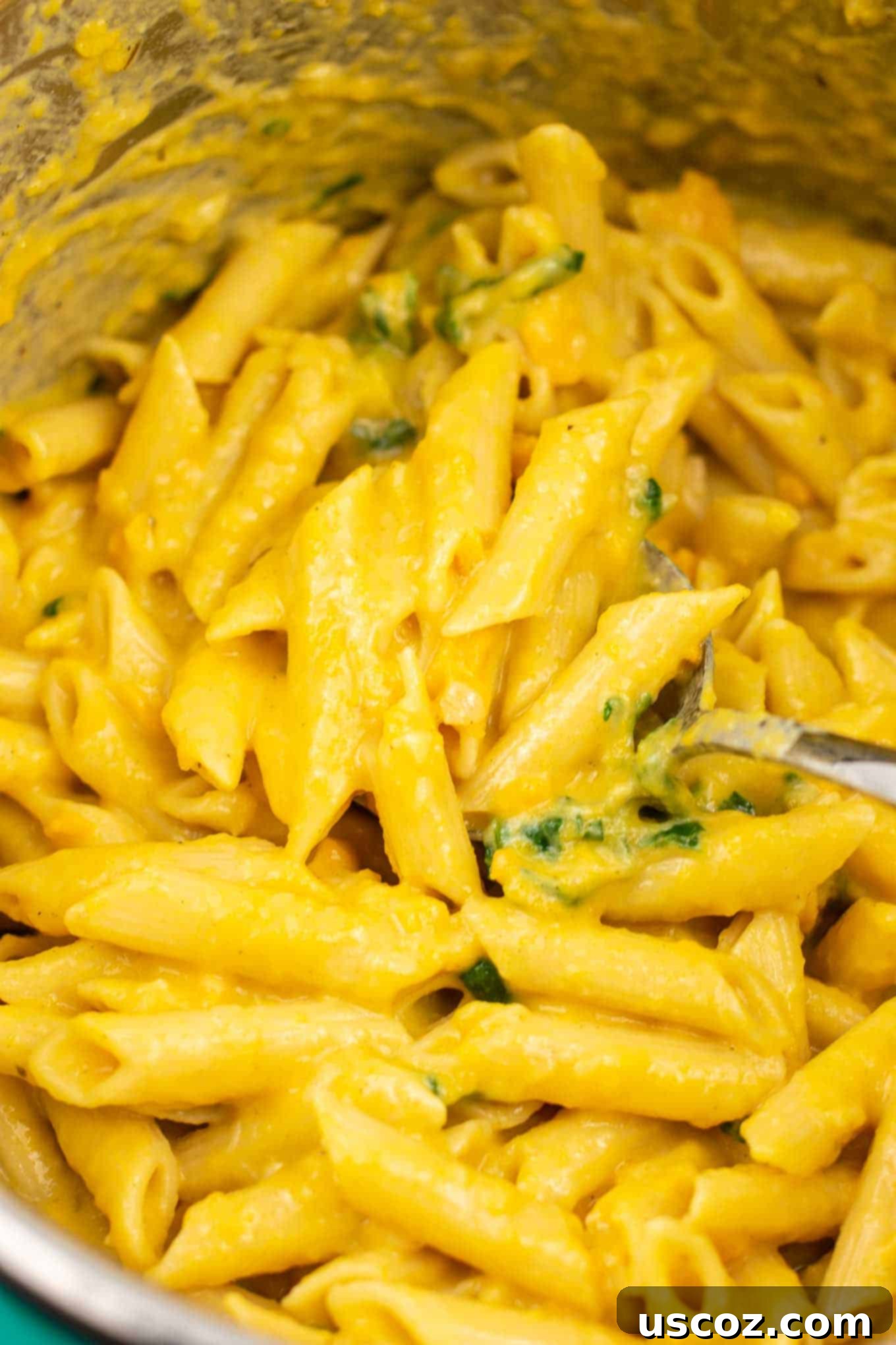 One-Pot Creamy Sweet Potato Pasta 7 Instant Pot Creamy Sweet Potato Pasta (vegetarian) – this is the perfect fall recipe and tastes AMAZING! Even my two year old loved it, and it was a great way to sneak in more veggies! Definitely will be making this one again. #instantpot #instantpotrecipe #instantpotvegetarian #vegetarian #easydinner #dinner #vegetariandinner #sweetpotatorecipe #fallrecipe