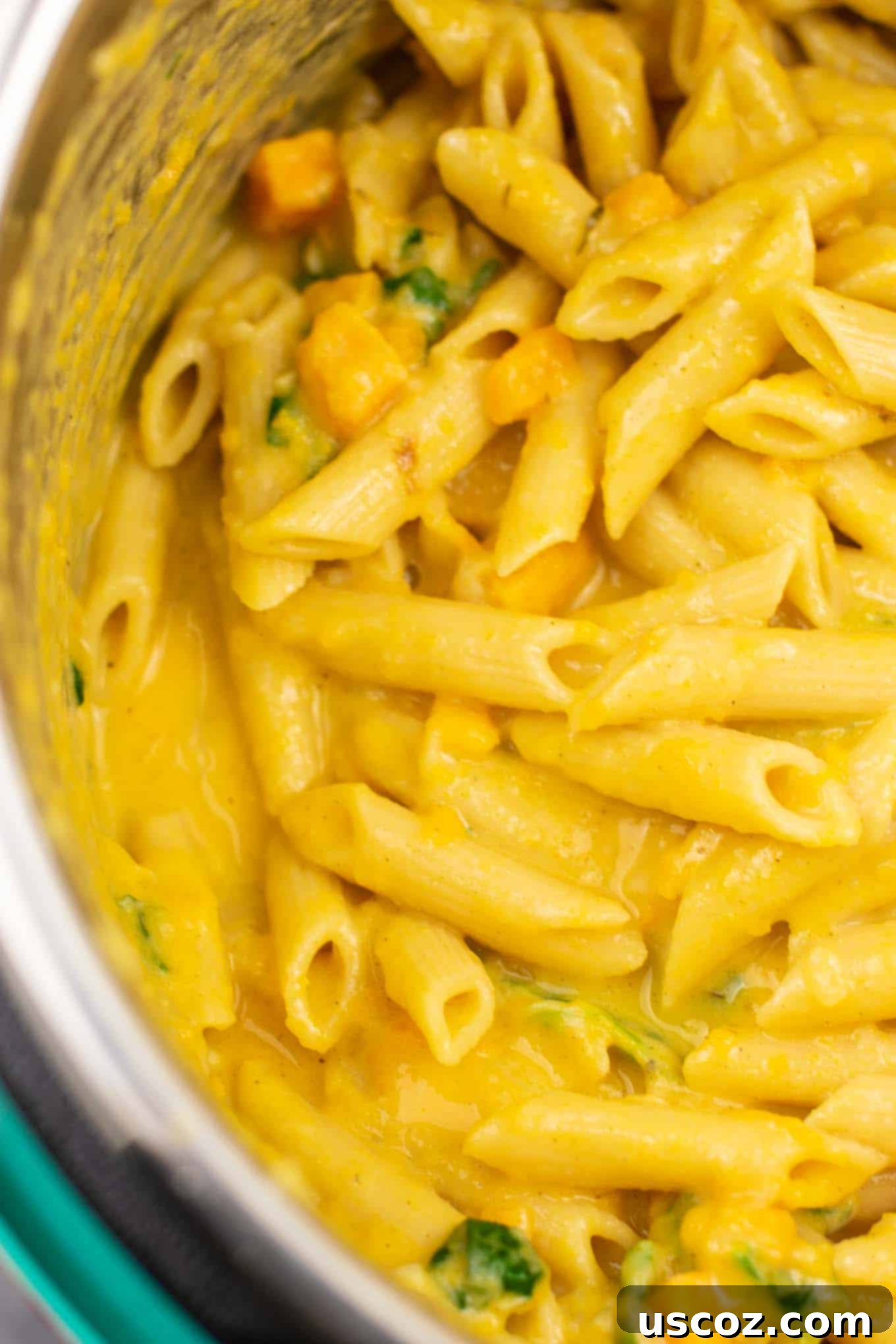 One-Pot Creamy Sweet Potato Pasta 9 Instant Pot Creamy Sweet Potato Pasta (vegetarian) – this is the perfect fall recipe and tastes AMAZING! Even my two year old loved it, and it was a great way to sneak in more veggies! Definitely will be making this one again. #instantpot #instantpotrecipe #instantpotvegetarian #vegetarian #easydinner #dinner #vegetariandinner #sweetpotatorecipe #fallrecipe