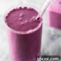 Sip into Summer: 11 Refreshing Smoothie Recipes 13 A healthy blueberry pie smoothie made with Greek yogurt and rolled oats, offering a burst of juicy blueberry flavor.