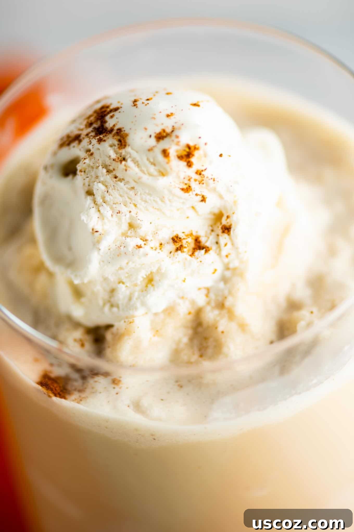 Pumpkin Spice Frost 4 whipped cream on top of the pumpkin spice frappuccino
