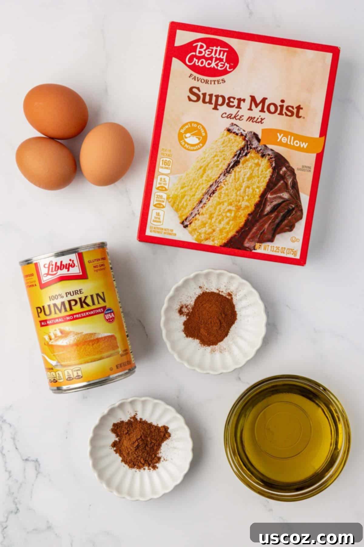 Effortless Cake Mix Pumpkin Bread 4 ingredients needed to make cake mix pumpkin bread