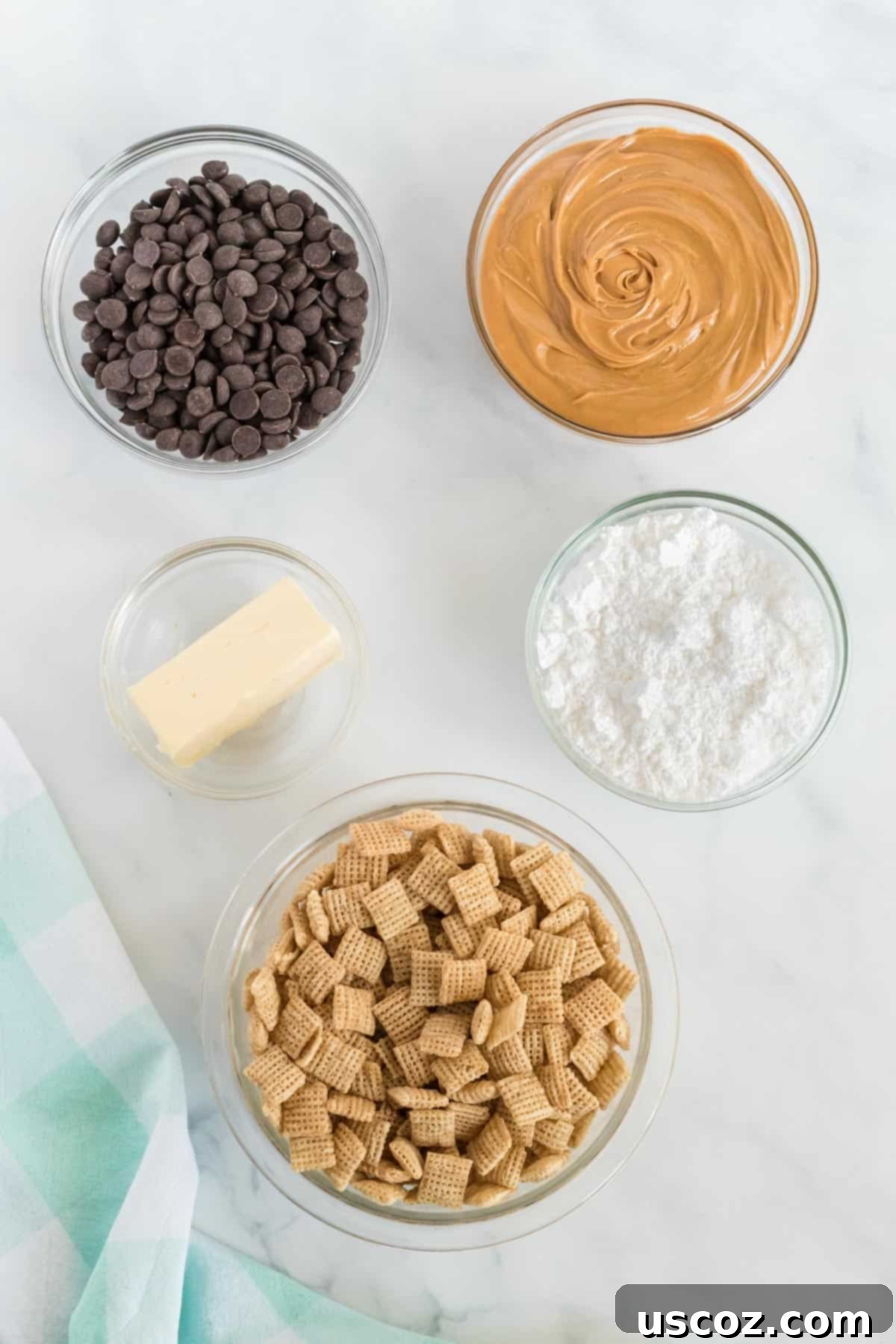 Plant Based Powdered Perfection 3 ingredients to make muddy buddies