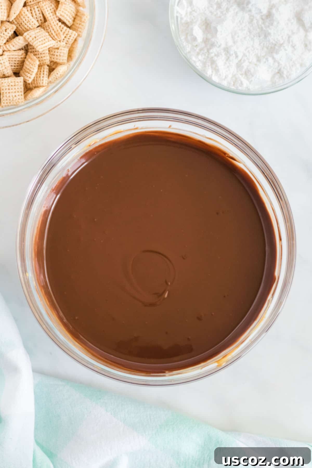 Plant Based Powdered Perfection 5 melted muddy buddy batter