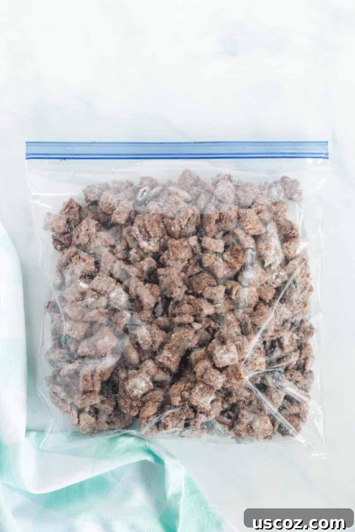 Plant Based Powdered Perfection 8 ziploc bag full of muddy buddies