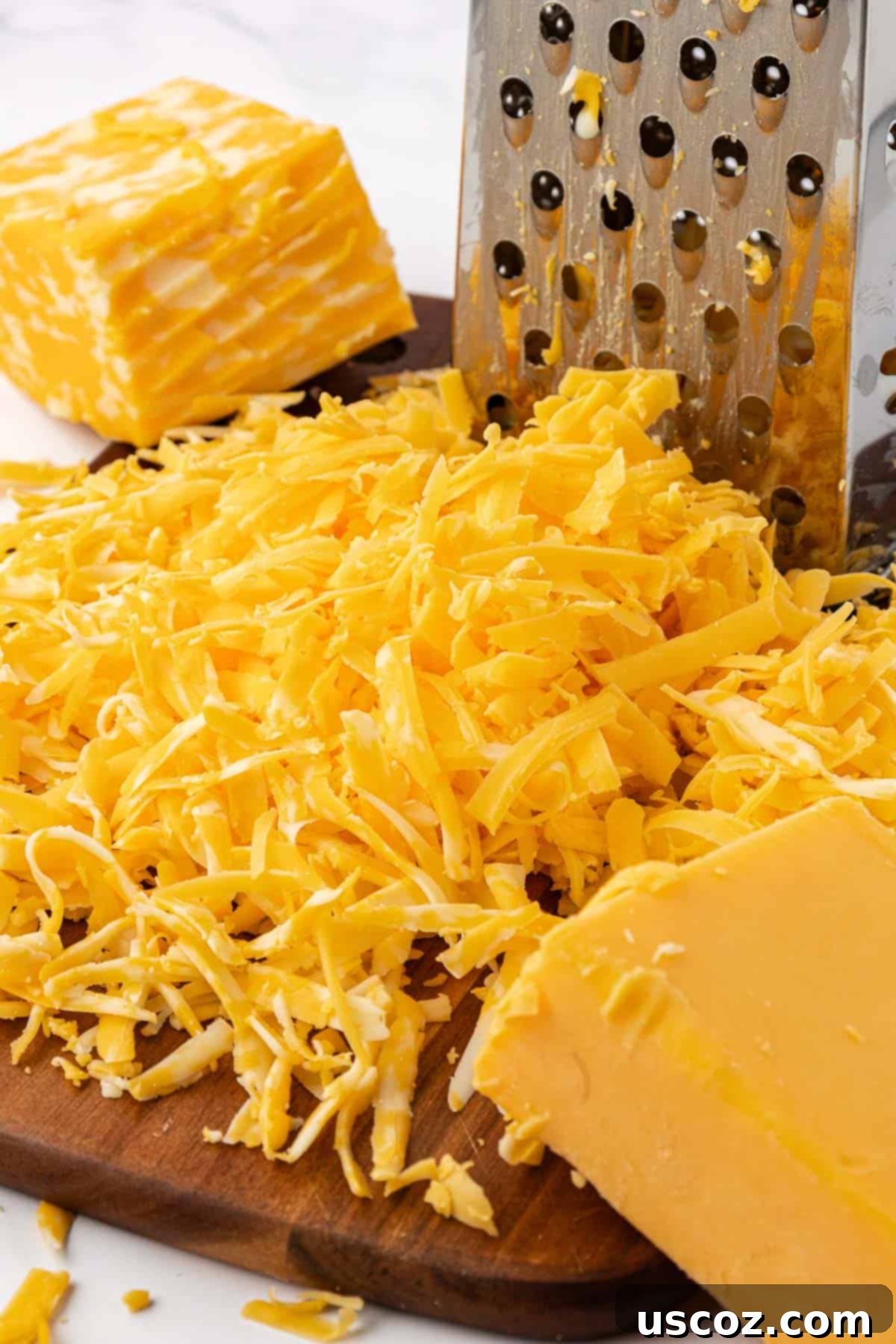 Easy Crock Pot Queso Dip 4 freshly grated cheese